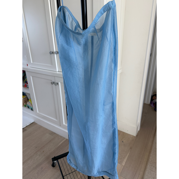 VRG GRL Dresses & Skirts - VRG GRL Light Blue Sheer Dress Size 8